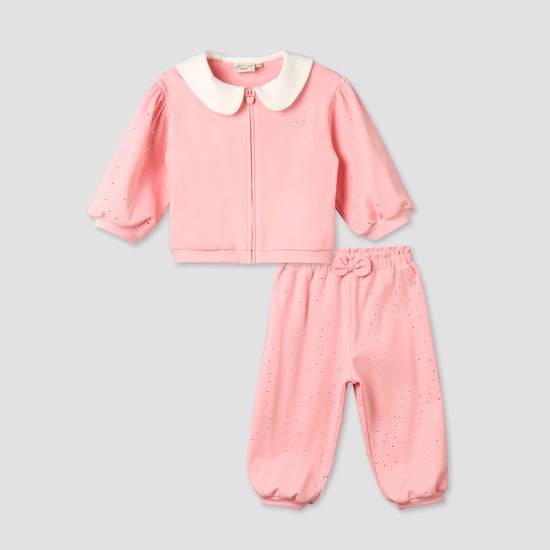 Juniors Embellished Jacket and Joggers Set