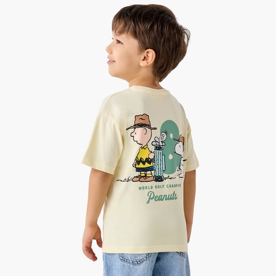 Juniors Snoopy Print T-shirt
