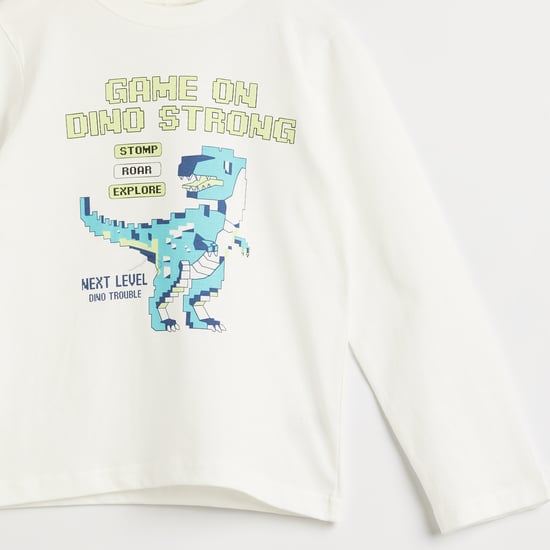 Juniors Printed T-shirt with Joggers - Set of 2