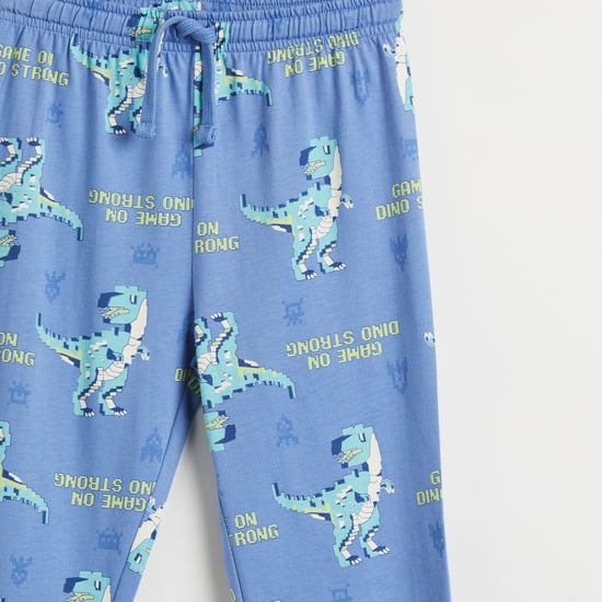 Juniors Printed T-shirt with Joggers - Set of 2