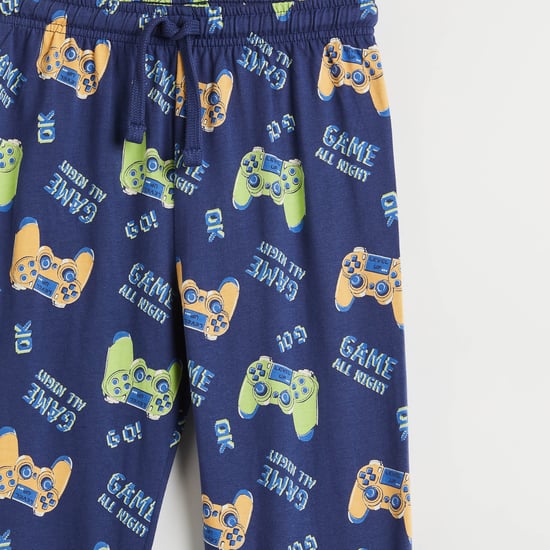 Juniors Printed T-shirt with Joggers - Set of 2