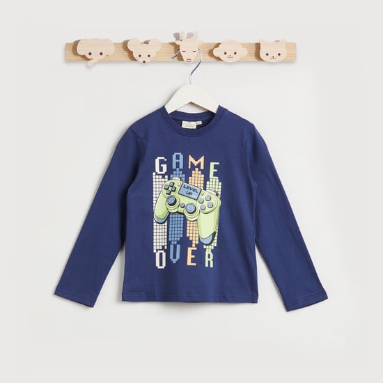 Juniors Printed T-shirt with Joggers - Set of 2
