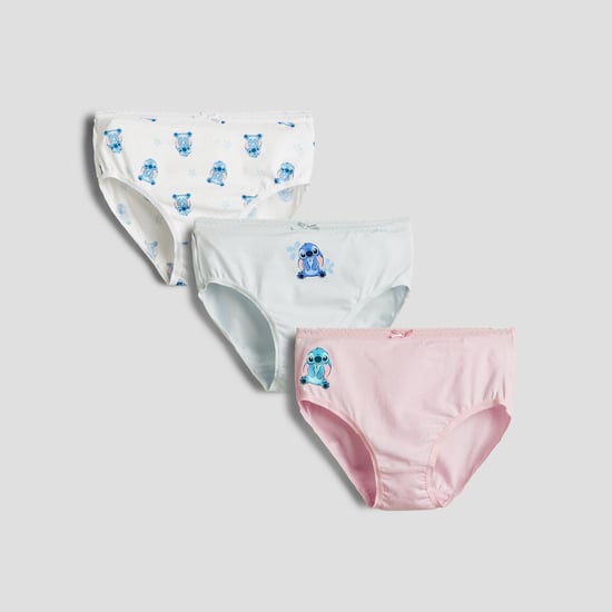 Juniors Stitch Print Panties - Pack of 3