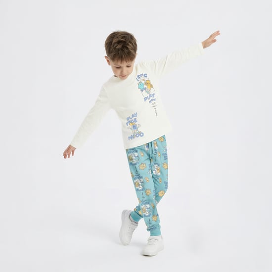 Juniors Graphic Print T-shirt and Pyjama Set