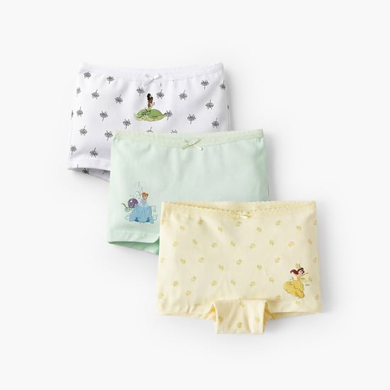 Juniors Disney Princess Print Boyshorts - Pack of 3