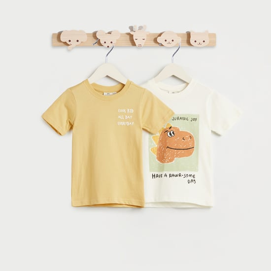 Juniors Printed T-shirt - Set of 2