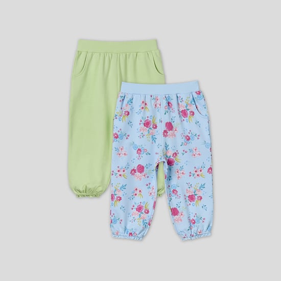 Juniors Assorted Joggers with Elasticated Waistband - Set of 2