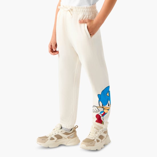 Juniors Sonic the Hedgehog Print Joggers