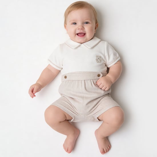 Giggles Colourblocked Romper