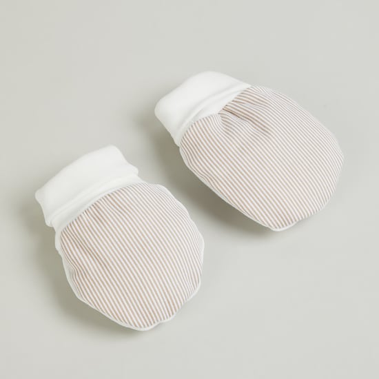 Giggles Striped Mittens
