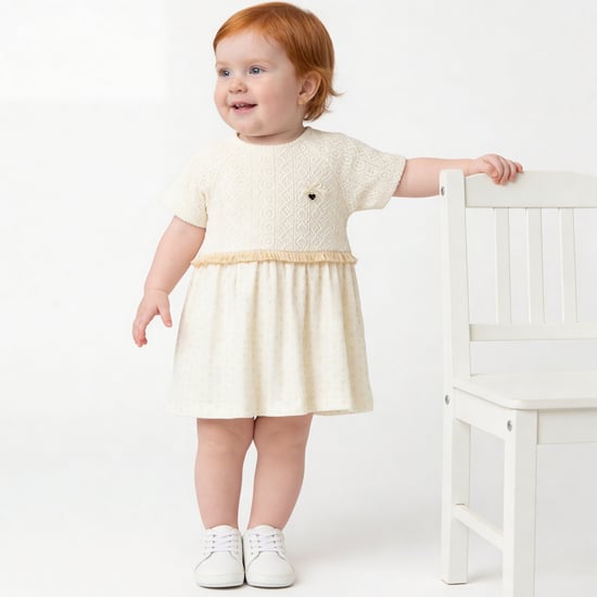 Giggles Lace A-line Dress