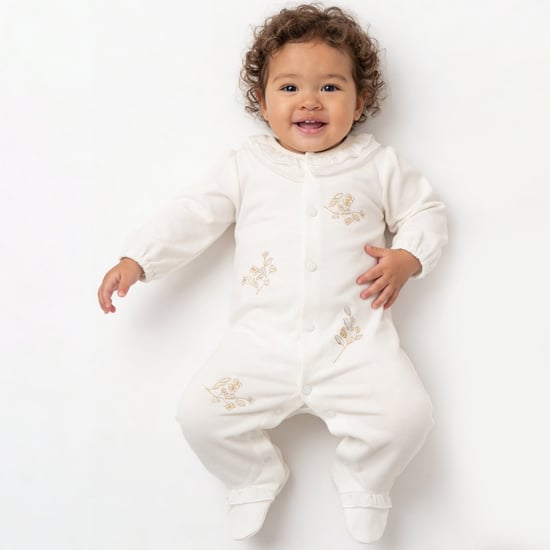 Giggles Embroidered Sleepsuit