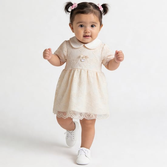 Giggles Lace A-line Dress
