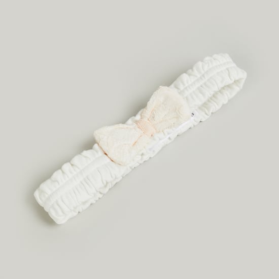 Giggles Lace Bow-Detailed Headband