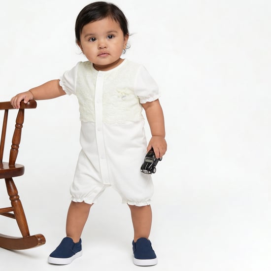 Giggles Lace Detail Romper