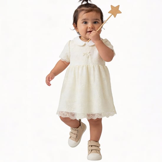 Giggles Lace A-Line Dress