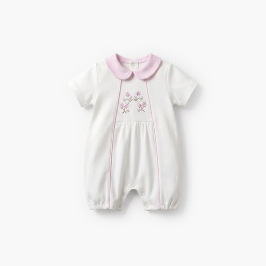 Giggles Embroidered Romper