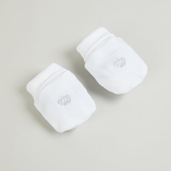 Giggles Embroidered Mittens