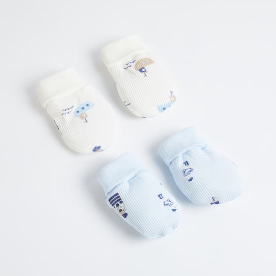 Juniors Printed Mittens - Set of 2