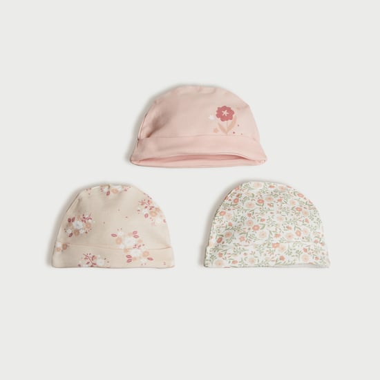 Juniors Printed Beanies - Pack of 3