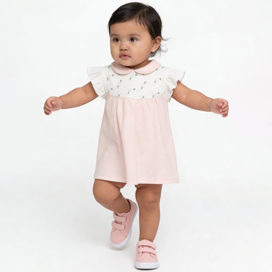 Giggles Embroidered A-line Dress