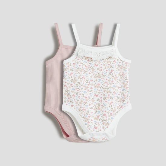 Juniors Assorted Strappy Bodysuit - Pack of 2