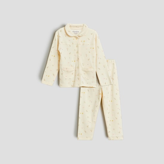 Juniors Printed Shirt and Pyjamas Set