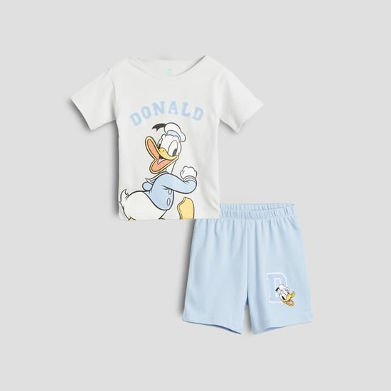 Juniors Donald Duck T-shirt and Shorts Set