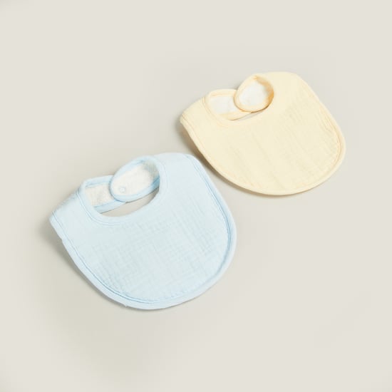 Giggles Solid Bibs - Pack of 2