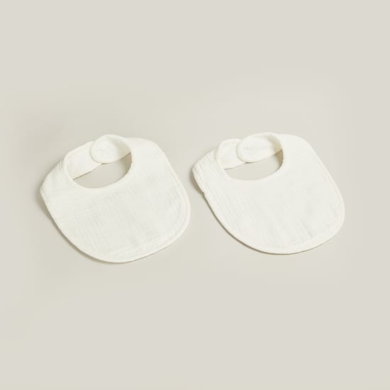 Giggles Solid Bibs - Pack of 2