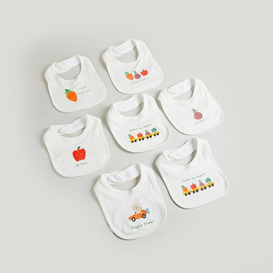 Juniors Printed Bib - Set of 7
