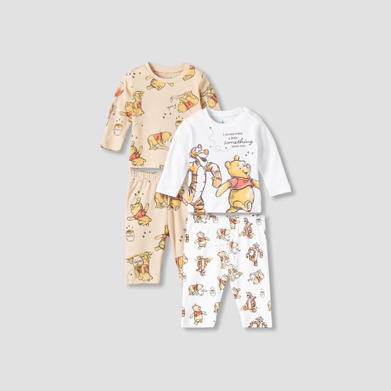 Juniors Winnie the Pooh T-shirt and Pyjama Set - Pack of 2