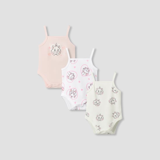 Juniors Marie Print Strappy Bodysuit - Pack of 3