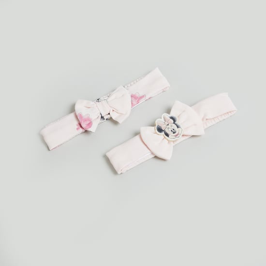 Juniors Minnie Mouse Print Headband - Set of 2