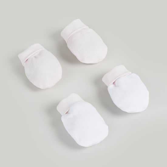 Juniors Solid Mittens - Pack of 2