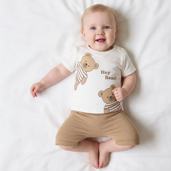 Juniors Graphic Print Romper