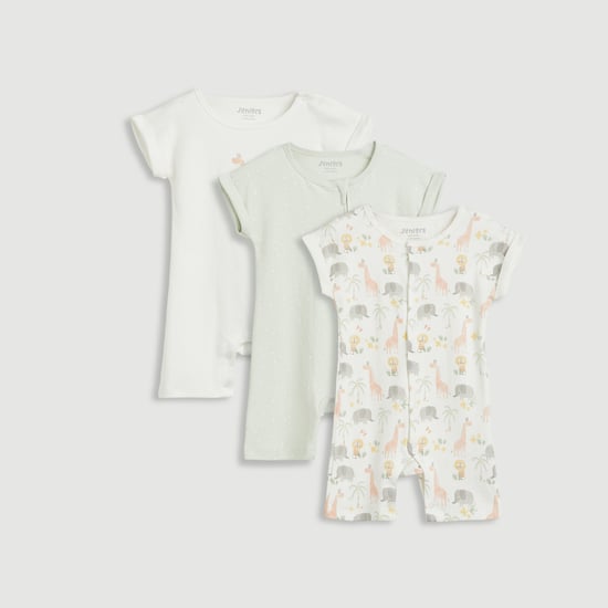 Juniors Printed Romper - Set of 3
