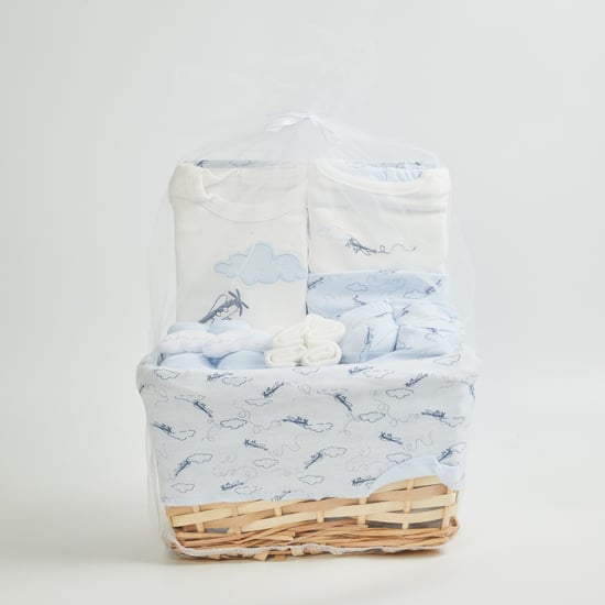 Juniors 12-Piece Printed Gift Basket Clothing Set