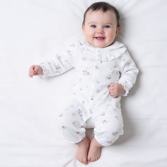 Juniors Floral Print Sleepsuit