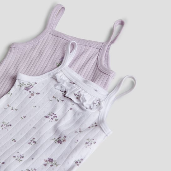 Juniors Assorted Strappy Bodysuits - Pack of 2