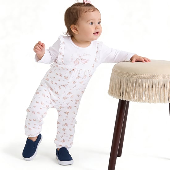 Juniors Floral Print Sleepsuit