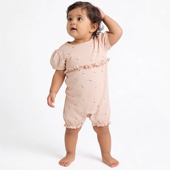 Juniors Printed Romper