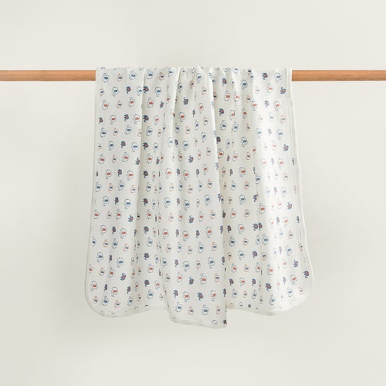 Juniors Printed Receiving Blanket - 80x80 cm