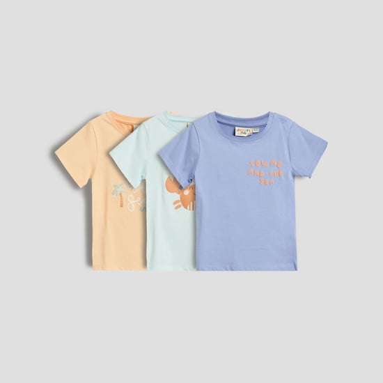 Juniors Printed T-shirt - Pack of 3