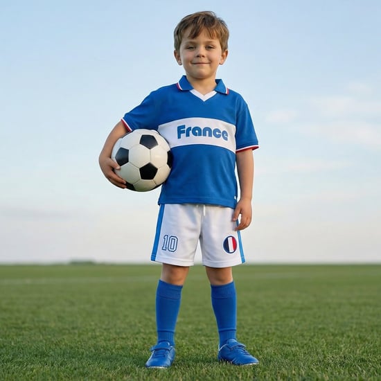 Juniors France Print T-shirt and Shorts Set