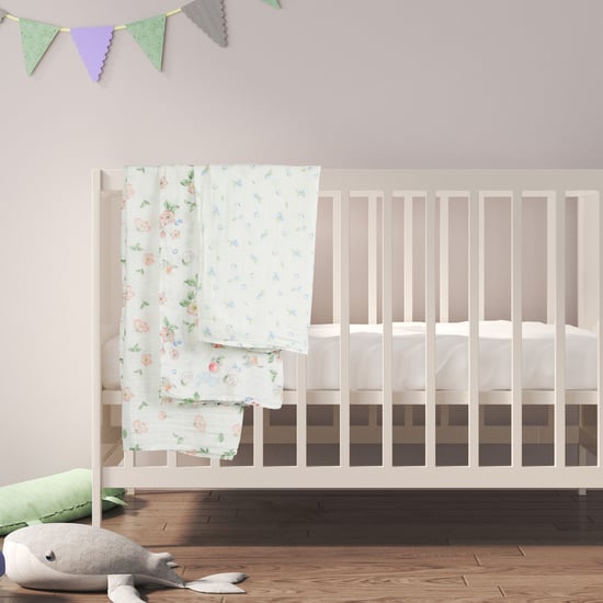 Giggles Printed Muslin Swaddle Blanket - Pack of 3