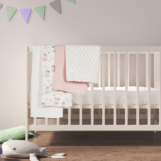 Juniors Crinkled Swaddle Blanket - Pack of 3