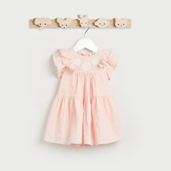 Juniors Embroidered A-line Dress