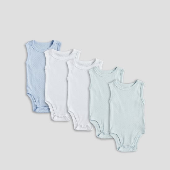 Juniors Pointelle Knit Bodysuit - Set of 5