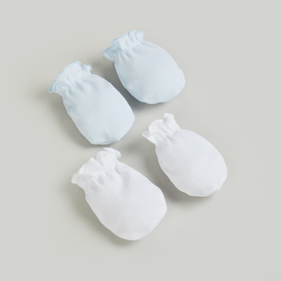 Juniors Solid Mittens - Pack of 2